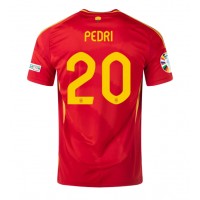 Fotbalové Dres Španělsko Pedri Gonzalez #20 Domácí ME 2024 Krátký Rukáv